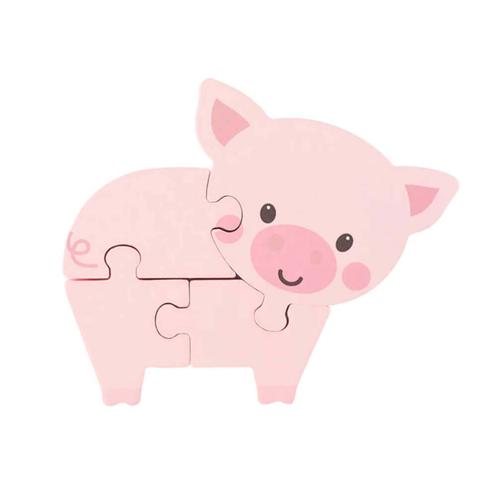 Pig Wooden Puzzle